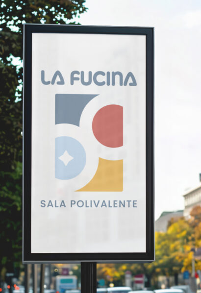 insegna logo la fucina sala polivalente